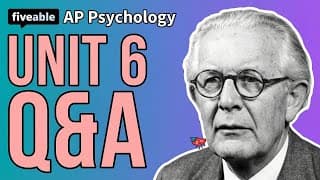 AP Psychology - Unit 6 Q&A: Developmental Psychology