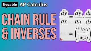AP Calculus - Chain Rule, Inverse Functions & Derivatives