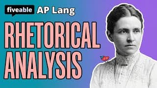 AP Lang - Rhetorical Analysis: Live Essay Feedback