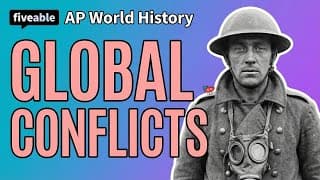 AP World History CRAM – WWI, WWII & Global Conflicts