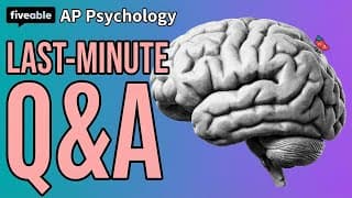 AP Psychology - Q&A: Exam Strategies & Key Concepts