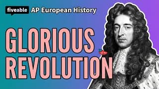AP Euro - English Restoration & Glorious Revolution
