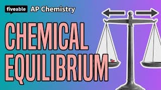 AP Chemistry - Equilibrium & Le Chatelier's Principle