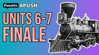 APUSH CRAM – Periods 6-7: Gilded Age to Cold War