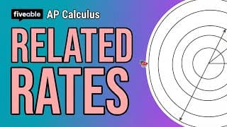 AP Calculus - Related Rates