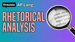 AP English Language - Rhetorical Analysis FRQ Strategies