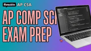 AP Computer Science - CSA & CSP Exam Review