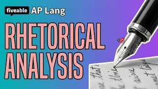 AP English Language - Rhetorical Analysis Body
