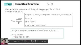 AP Chemistry - Unit 3 Review: Ideal Gas Law & KMT