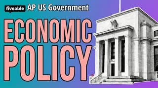 AP US Government - Unit 4: Economic Policy Review