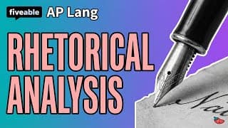 AP English Language - Rhetorical Analysis Thesis Statements