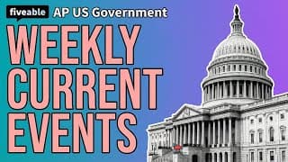 AP US Government - Current Events: War Powers & Elections