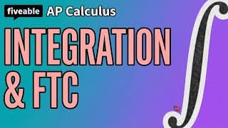 AP Calculus AB - Integration & FTC Review