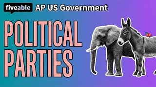 AP US Government - Political Parties & Platforms