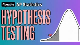 AP Statistics CRAM – Hypothesis Testing & Z-Tests