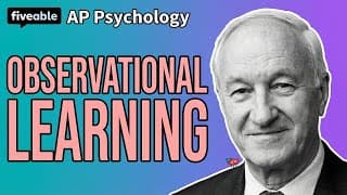 AP Psychology - Observational Learning & Bobo Doll