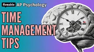 AP Psychology - Study Skills & Time Management