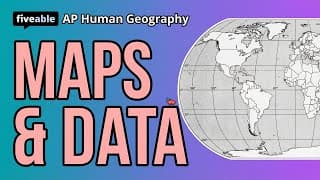AP Human Geography CRAM – Units 1-2: Maps & Data