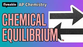 AP Chemistry - Equilibrium: ICE Charts & Reaction Quotient