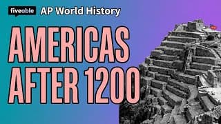 AP World History - Continuities in the Americas 1200 CE