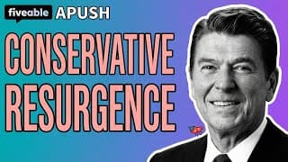 APUSH - Conservative Resurgence: Reagan & New Right