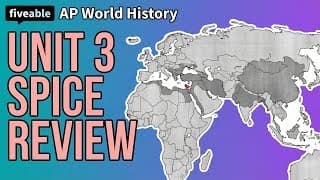 AP World History - Unit 3 Review: SPICE Framework
