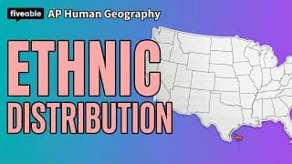 AP Human Geography - Unit 3: Ethnic Distribution