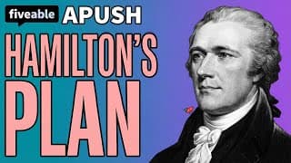 APUSH - Hamilton's Financial Plan