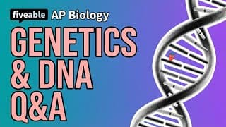 AP Biology - Q&A: Genetics, DNA Replication & Signaling