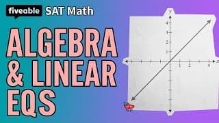 SAT - Q&A: Algebra, Linear Equations & Systems