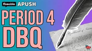 APUSH - Period 4 DBQ: Document Analysis & Thesis Writing