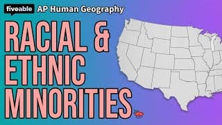 AP Human Geography - Unit 3: Race & Ethnicity