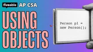 AP Computer Science A - Unit 2: Using Objects