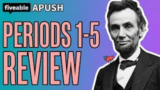APUSH - Periods 1-5 Review: Colonial Era to Civil War