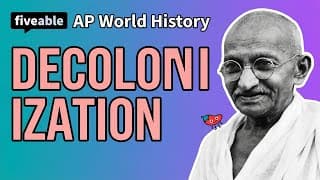AP World History - Decolonization: India, Africa & Vietnam