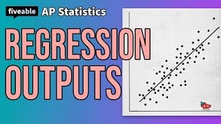 AP Statistics - Regression & Computer Outputs