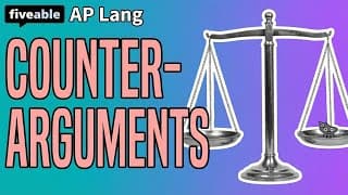 AP Lang - Addressing Counterarguments & Sophistication