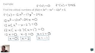 AP Calculus - Increasing & Decreasing Functions