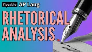 AP Lang - Rhetorical Analysis Essay: BAT Method & FRQs