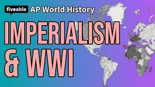 AP World History CRAM – Units 4-8: Imperialism & WWI
