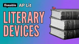 AP Lit - Literary Devices: Figurative Language & Irony