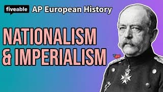 AP Euro CRAM – Nationalism, Unification & Imperialism