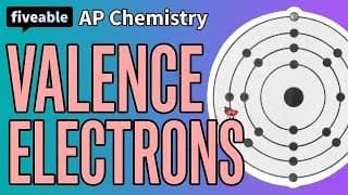 AP Chemistry - Valence Electrons & Ionic Bonds