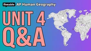 AP Human Geography - Unit 4 Q&A: Political Geography & FRQs