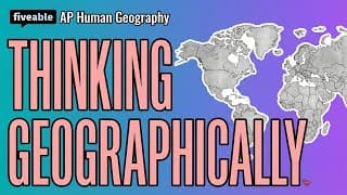 AP Human Geography - Unit 1 Review: Maps & Projections