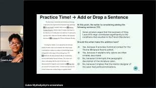 SAT Writing CRAM – Sentence Order & Add/Drop Questions