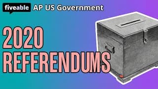 AP US Government - 2020 Referendums & Direct Democracy