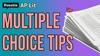 AP English Literature - Multiple Choice Strategies