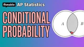 AP Statistics - Conditional Probability & Independence
