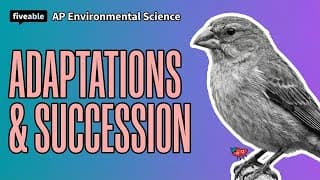 AP Environmental Science - Adaptations & Succession